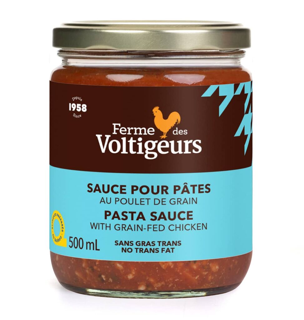 Emballage_sauce poulet pâtes_FDV_500mL