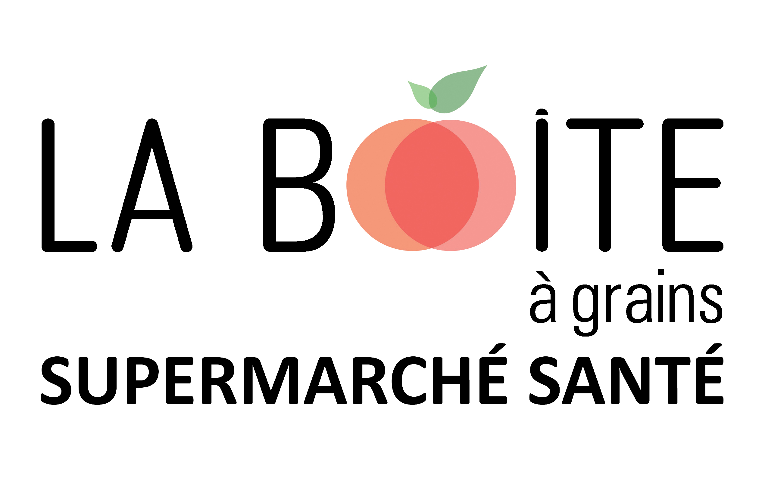 La boîte à grains logo Supermarché santé