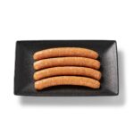 Saucisses BBQ d'été Ferme des Voltigeurs sur plateau de présentation