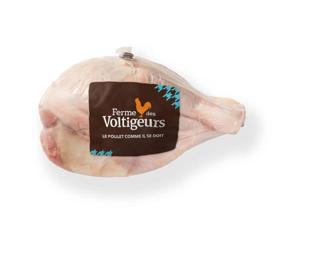 Ferme des Voltigeurs cuisses de poulet de grain avec dos