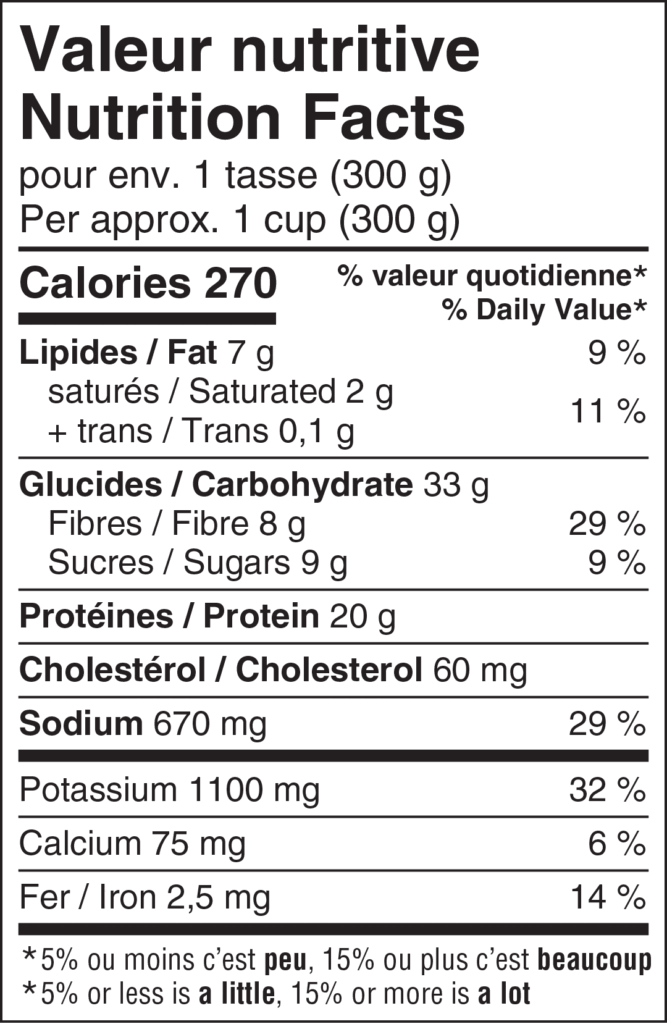 TVN Chili au poulet de grain Ferme des Voltigeurs